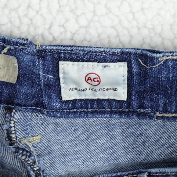AG Adriano Goldschmied Denim Short Shorts Womens 24 Medium Wash Summer Retro - Picture 9 of 11